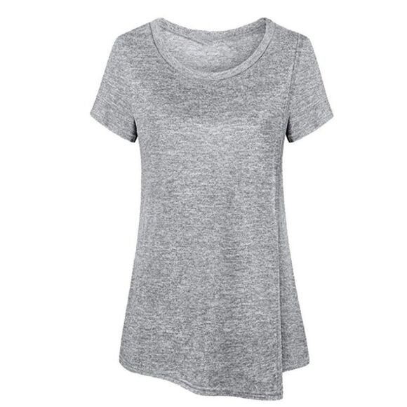 ! BOGO" 🔥 Maternity Nursing Top T-shirt Tee shirt Gray Grey Size S - Picture 2 of 2